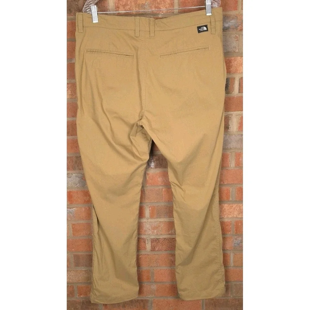 The North Face Mens 34 Khaki Brown NF0A3FZD Stretch Hiking Pants Cinch Hem